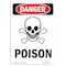 Signmission Safety Sign, OSHA Danger, 7" Height, Portrait, D-57-V-2039 OS-DS-D-57-V-2039 - alternate 1